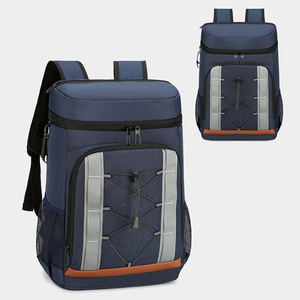 Portable Outdoor Insulated <b>Cooler</b>, Tote Waterproof Thermal Picnic <b>Backpack</b> Shoulder Bag Food Beverage Cans Wine Printed Design/ - Product Image 2