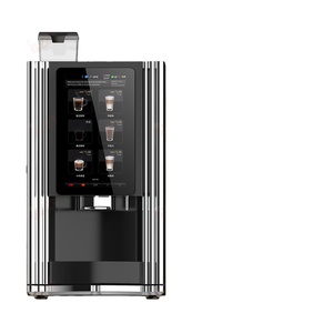 Machine à café expresso automatique à nettoyage automatique Distributeurs automatiques Plus de 10 saveurs de boissons chaudes avec moulin à café frais - Product Image 1