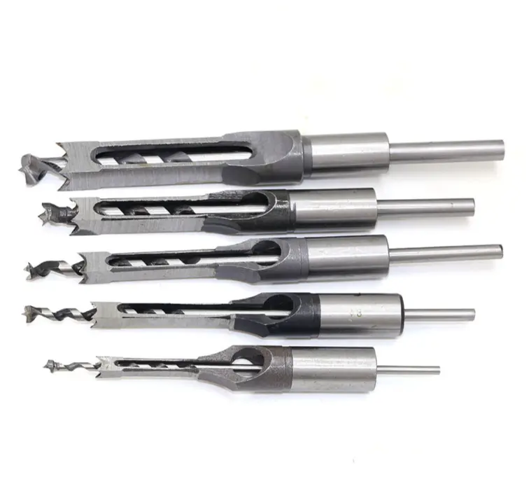 6/8/10/12/14/15/16/18/19/20/22/26/30mm per set Metal Material Wood Square drill bits Drill Bit for Wood Square Hole Drilling