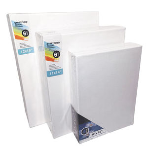 <span class=keywords><strong>Lienzos</strong></span> de Algodón Estirados Blancos <span class=keywords><strong>Grandes</strong></span> de 280g, Tamaño Personalizado, para Pintar - Product Image 1