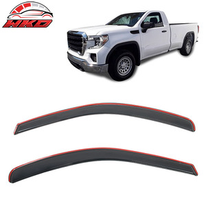 Viseras para Ventanas Laterales de Silverado Sierra 1500 2500 3500 Cabina Estándar 19-25, Protección para Ventanas de Puerta de Coche - Product Image 1