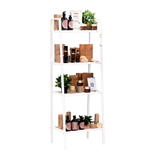 Minimalistic Metal Skincare Products Display Racks Floor-<b>standing</b> with <b>Shelves</b> Cosmetic Showcase Multi-tier Display Stand - Product Image 2