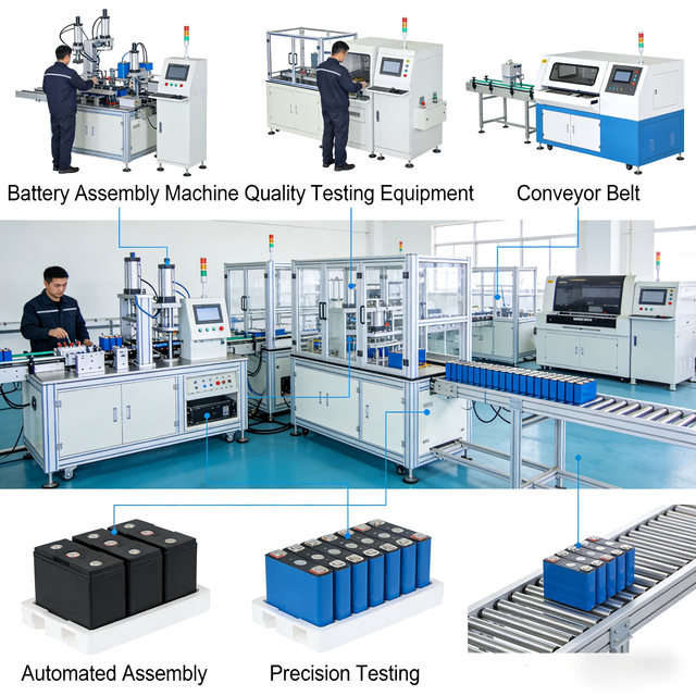 4680 Cylindrical Cell Battery Making Equipment Automatic Battery Production Line for Battery Production