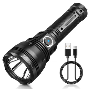 UniqueFire UF-H6 SFT40 LED 30W High Power Super Bright camping search rescue Type-C Rechargeable 21700 torch flashlight