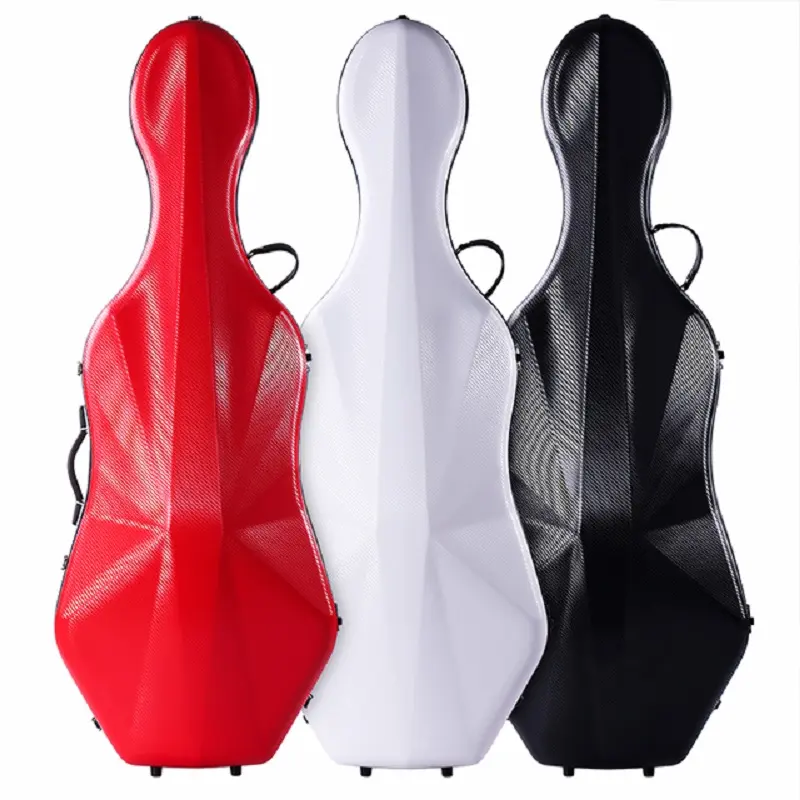 2021 Hỗ Trợ Tùy Chỉnh Chất Lượng Cao Sợi Carbon Chất Lượng Cao 4/4-1/2 Cello Hard Case