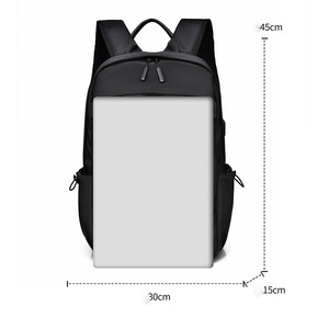 Sac à dos pour ordinateur portable léger en polyester imperméable avec logo personnalisé, port USB, qualité supérieure pour étudiants - Product Image 2