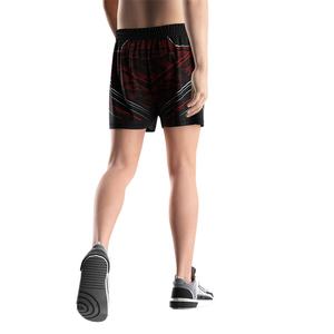 กางเกงขาสั้นออกกำลังกายสำหรับผู้ชาย ผลิตจากโพลีเอสเตอร์ แห้งเร็ว เหมาะสำหรับวิ่ง ฟิตเนส เทรนนิ่งกล้ามเนื้อ ดีไซน์สวยงาม - Product Image 6