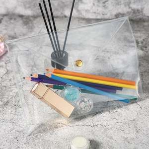 Bolsa de botón holográfica de pvc con impresión personalizada, bolso de mano transparente con cremallera, ziplock - Product Image 5