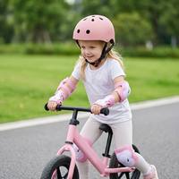 Équipement de protection pour patins à roulettes pour adultes et enfants, ensemble casque de cyclisme, genouillères et coudières en mousse pour vélo d'équilibre et patinage