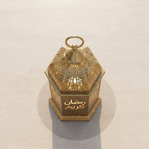 Latest Hot Selling Ramadan Kareem Home Decoration <b>Brass</b> Antique Metal Moroccan Candle <b>Lantern</b> - Product Image 3