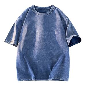 Artisanat vintage en batik, artisanat lavé et vieilli, t-shirts imprimés surdimensionnés en gros, t-shirts à motifs personnalisés, t-shirts avec logo. - Product Image 4