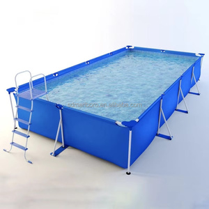 Prix d'usine <span class=keywords><strong>Piscine</strong></span> rectangulaire à cadre métallique facile à installer <span class=keywords><strong>Piscine</strong></span> familiale hors sol - Product Image 1