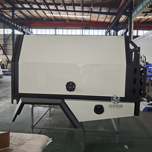 Caja de herramientas de aluminio para aventura al aire libre, portaequipajes con cubierta Tonneau, dosel de bandeja Ute para acampar - Product Image 6