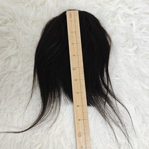 Extensions de cheveux Remy 100% naturels, noir naturel, 34, couleur ombrée avec mèches, promotion clip-in bangs - Product Image 6