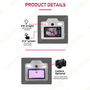 Chimee 2025 nuevo trípode Metal DSLR Cámara fotomatón 21,5 "Pantalla táctil impresión instantánea compartir <span class=keywords><strong>alquiler</strong></span> quiosco de negocios - Product Image 5