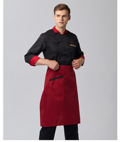 Chaud Restaurant Bar Manteau Mi Manches Chef Tops Chef Uniformes Personnalisé Tissé Blanc Chemises Travail Uniforme pour Uniforme Femmes Sexy