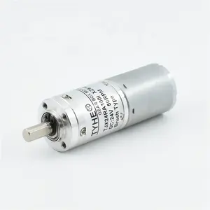 低噪声24毫米齿轮电机迷你9.6v 9.75v 12v 24v 1瓦2w 5w低转速15rpm 370 dc行星齿轮减速器驻车锁电机