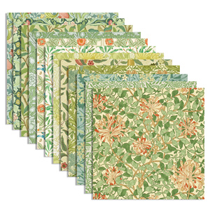 Huancai, 24 Uds., <span class=keywords><strong>papel</strong></span> para álbum de recortes William Morris, <span class=keywords><strong>papel</strong></span> artesanal de doble cara para envolver regalos, álbum de fotos, decoración, suministros para fiestas - Product Image 2