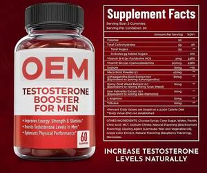 OEM Men <span class=keywords><strong>Male</strong></span> Enhancement Gummies Booster Gummies Supplement aus Maca Root Extract Booster Tribulus
