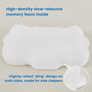 Fabrieksleverancier gepatenteerd ergonomisch kussen van traagschuim met gecombineerde ondersteuning, luchtdoorlatend kussen voor het slapen - Product Image 4