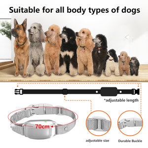 Kerah pelatihan anjing dengan pengendali jarak jauh kerah kejutan anjing dengan bip, getaran, benturan, kerah Anti kulit lembut tahan air - Product Image 5