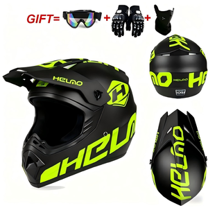 Nouveau Casque Moto Intégral PBRabbit en ABS, Design Mentonnière Amovible Moderne, Mousse Respirante, Construction Légère L8evQUAY, Couverture Complète - Product Image 1