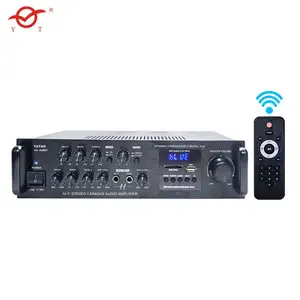 4 Mic girişi ev Karaoke Stereo Subwoofer bas 20 kanal güç mikser profesyonel ses amplifikatörleri satın yüksek Fi amplifikatör