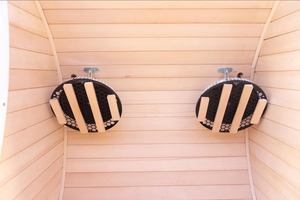 Fournisseur leader de solutions de sauna, sauna pré-assemblé avec chauffage TDP et <span class=keywords><strong>lampe</strong></span> de <span class=keywords><strong>chromothérapie</strong></span> 220-240V - Product Image 2