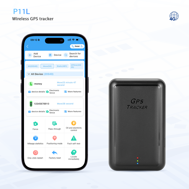 Portable 20000mAh GPS Tracker Beidou AGPS ACC Detection 1-Year Warranty Magnetic Asset/Container Tracker 4G LTE GPRS PC/iOS Apps