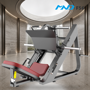 Banc de presse à cuisses robuste et haut de gamme à charge libre MND <span class=keywords><strong>Fitness</strong></span> – Équipement de gym pour distributeur en gros – Cadre stable - Product Image 1