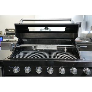 Muebles de <span class=keywords><strong>Cocina</strong></span> Modulares de Exterior de Acero Negro con Horno, Juego de <span class=keywords><strong>Cocina</strong></span> de Exterior de Madera - Product Image 6