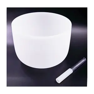 JELLO YYB-1 9 Inch High Purity Quartz Crystal Singing Bowl 432 Hz 6 -24 Inch with Bags Musical Instrument Accessory