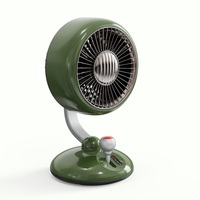 Ventilateur de bureau portable haute vitesse au design créatif, mini-ventilateur puissant avec lumière LED pour l'été chaud – Tendance 2025