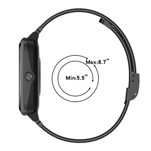 Correa Magnética Milanesa de Acero Inoxidable BEEFLYPOWER de 19 mm ID205U para Xiaomi Haylou Solar LS01 Uwatch <span class=keywords><strong>Ufit</strong></span> GT - Product Image 2