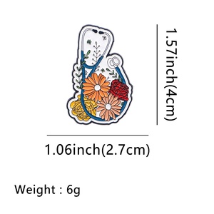 Atacado 2026 Novo Design Broche Criativo e Versátil de Órgãos Humanos em Liga de Zinco para Roupas e Acessórios de Bolsa - Product Image 4