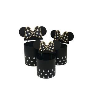 Boîte à fleurs MICKEY et MINNIE, cylindre de beauté, ensemble de 3 cylindres - Product Image 4
