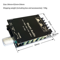 WUZHI AUDIO ZK-1002 100Wx2 haut-parleur carte amplificateur Module de son classe HIFI haute puissance 2.0 stéréo BT numérique TPA3116