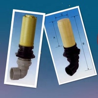 Diffuseur latéral fileté JiuZhou 4 pouces pour montage supérieur et inférieur, compatible avec les réservoirs de filtration d'eau de 30 pouces en PRV/acier inoxydable/carbone