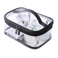 Women Travel Waterproof Clear Makeup Bag Transparent Cosmetic Organizer