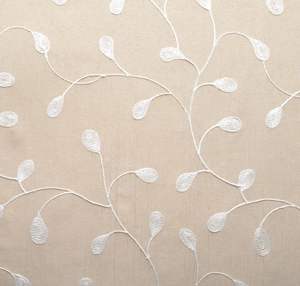 Cortinas semitransparentes con ojales Bordados florales de aspecto de lujo para sala de estar, cocina, 52x84 pulgadas, 2 paneles - Product Image 4