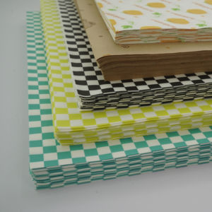 Sacs en papier écologiques résistants à la graisse pour hamburgers, revêtement en PE vierge, rouleau pour galettes - Product Image 1