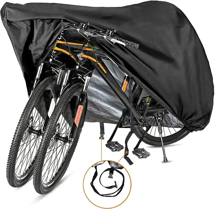 All Weather Protection for All Types of Bicycles Waterproof Windproof Dust-proof Bike Cover for 1-3 Bikes Outdoor Bicycle Covers