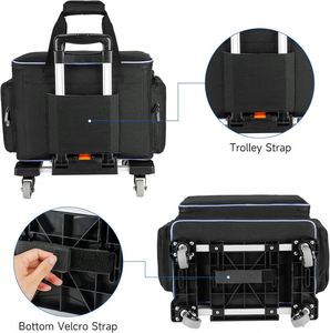 Échantillon gratuit : Sac de transport universel grande capacité pour machine à coudre, double couche, pour le rangement des accessoires de couture - Product Image 5