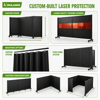Rideau de protection laser de classe 4 pour soudage, barrière de sécurité laser, rideau de sécurité laser avec conception de cabine modulaire