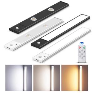 Lampe de nuit LED sans fil magnétique pour armoire, rechargeable par USB, avec détecteur de mouvement, pour cuisine et placard - Product Image 1