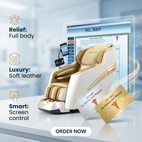 Chaise de massage électrique JINGTOP en promotion, massage complet du corps, mouvements rythmiques 3D, chaise de massage Shiatsu de luxe