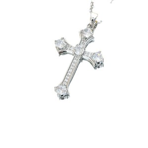Phong Cách 18K Vàng Thép Không Gỉ Chuỗi Zircon Punk Chữ Thập Vòng Cổ Giản Dị Đảng Lễ Hội Kitô Giáo Món Quà Hoàn Hảo - Product Image 5