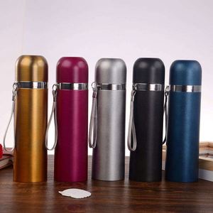 Cycling Sports Stainless Steel Leakproof Portable Insulated <b>Hot</b> Cold Water Bottle for Adults Graduation Eco-Friendly Europe - Product Image 1