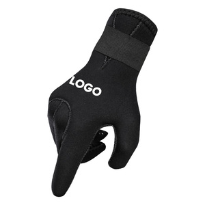 Personnalisé 3MM étanche chasse sous-marine Surf Sports <span class=keywords><strong>plongée</strong></span> sous-marine noir paume ouverte combinaison néoprène <span class=keywords><strong>gants</strong></span> - Product Image 1