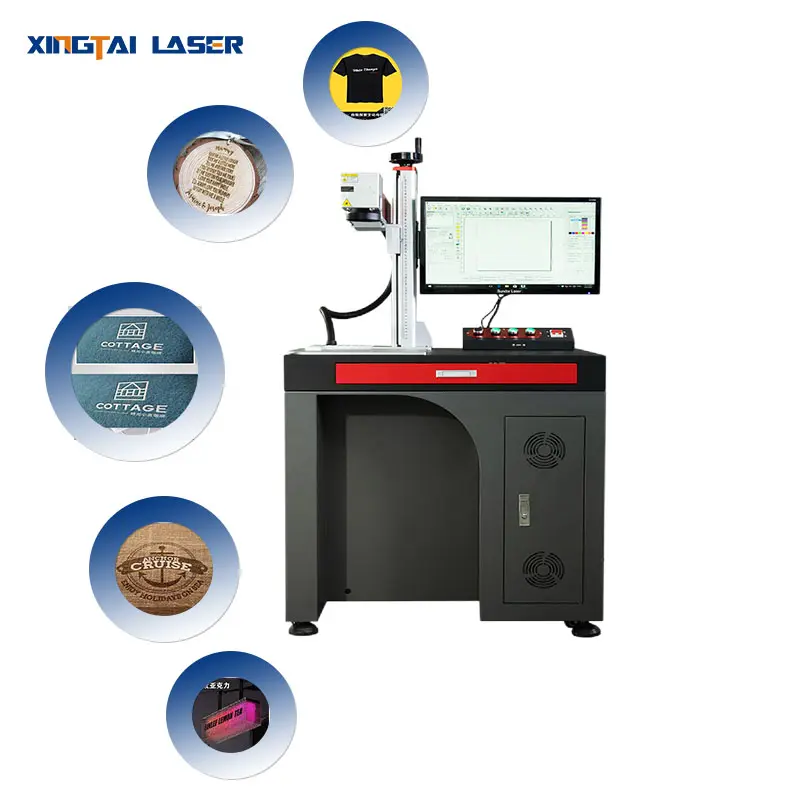 New RAYCUS 20W 30W Integrated Foldable Mini Laser Marking Machine Portable Lase laser engraving machine